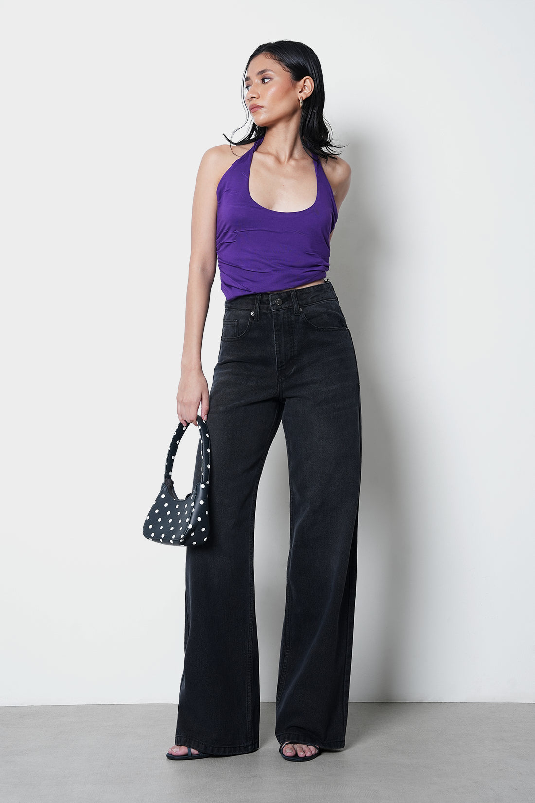 Black Straight Fit Jeans