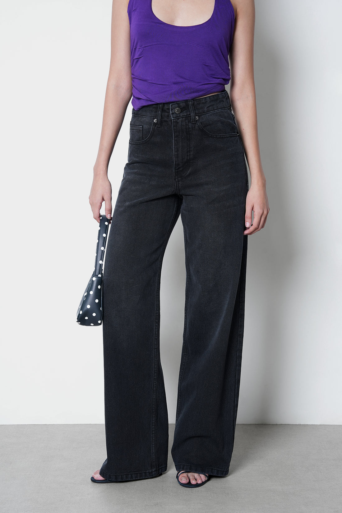 Black Straight Fit Jeans