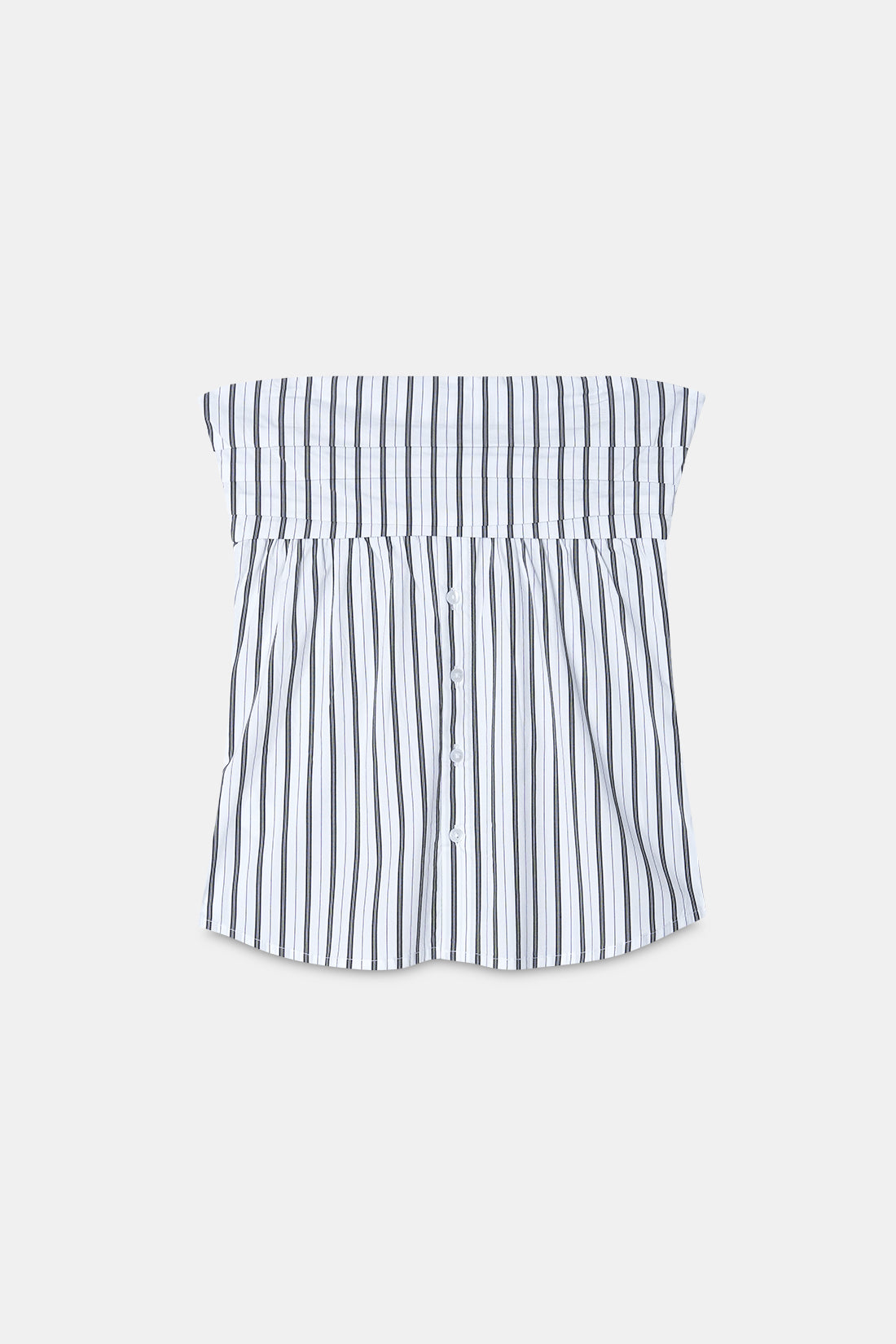 Black Striped Tube Shirt