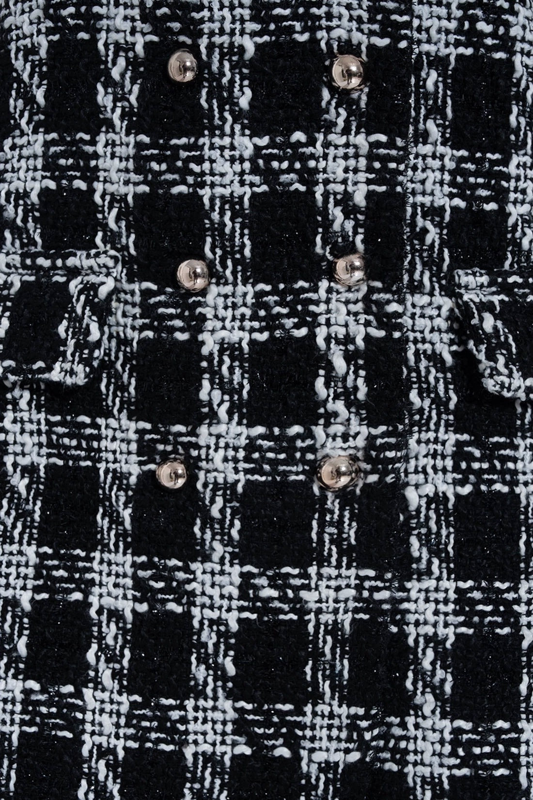 Black & White Tailored Tweed Dress