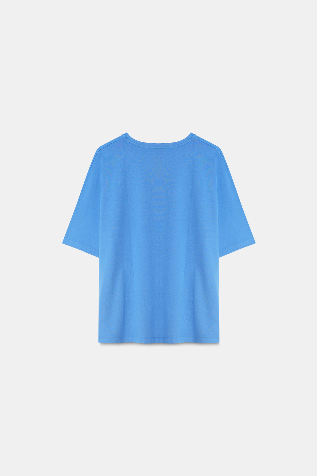 Blue Graphic Oversized T-Shirt
