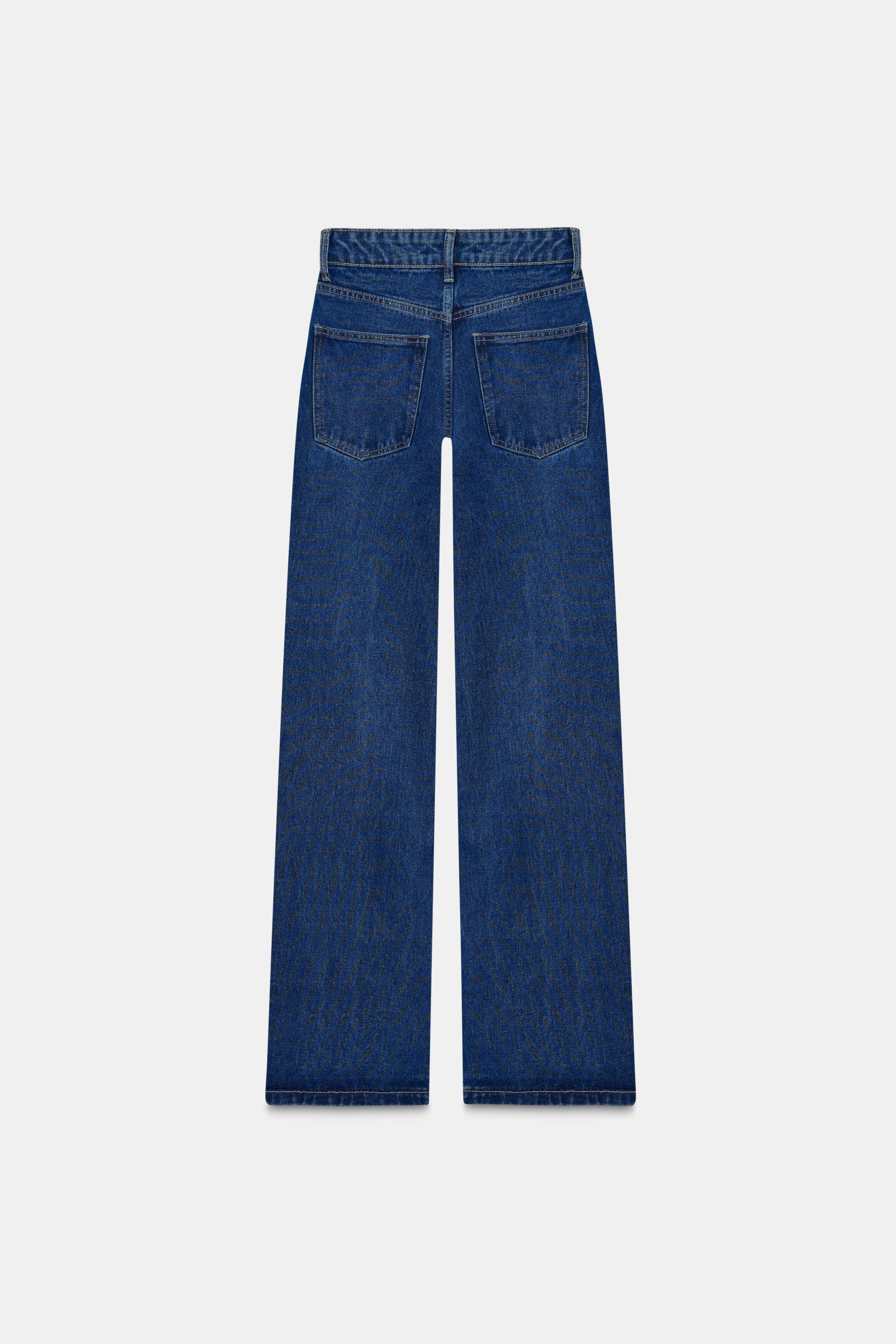Bow Studded Straight-Leg Jeans