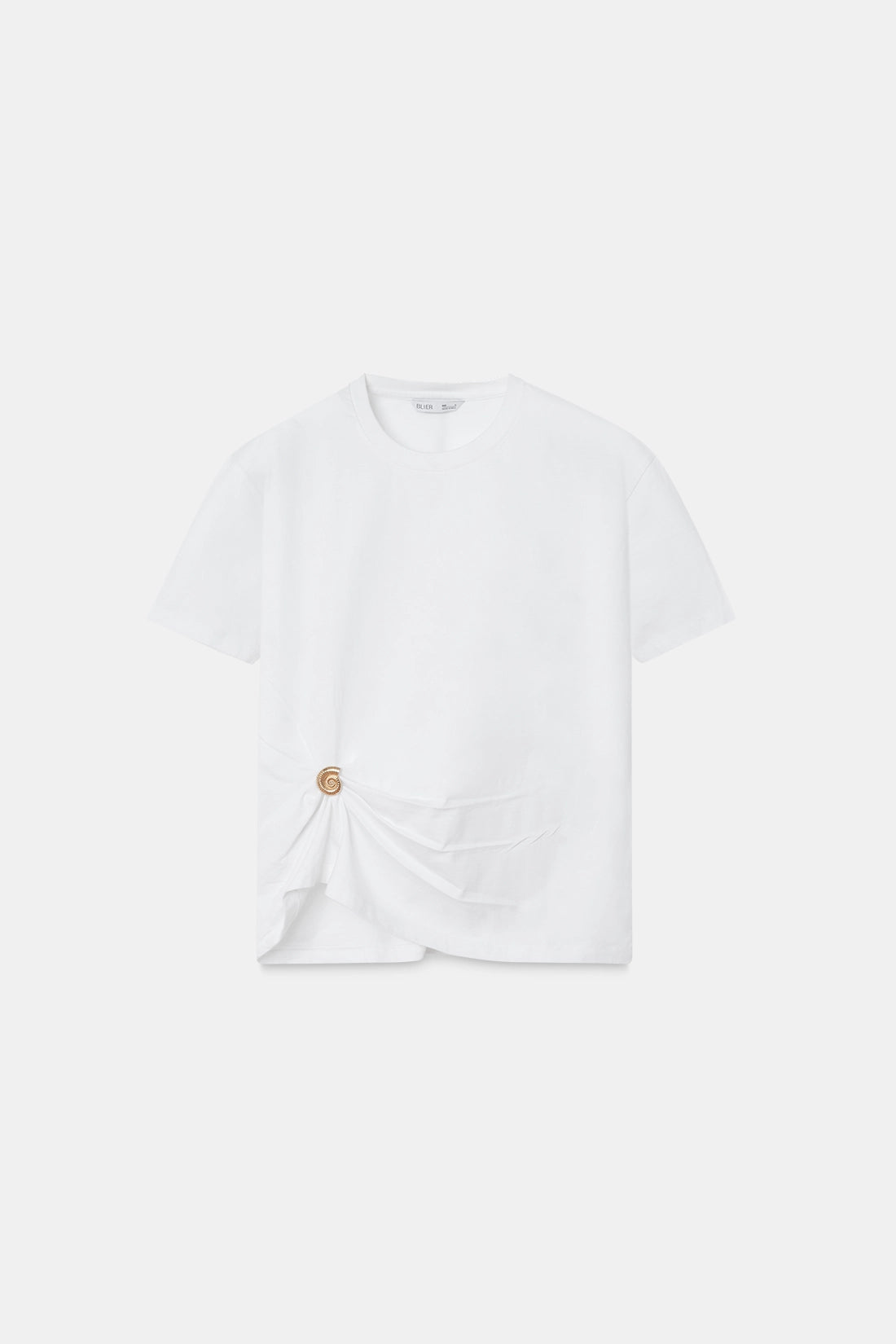 Brooch Cinched T-Shirt