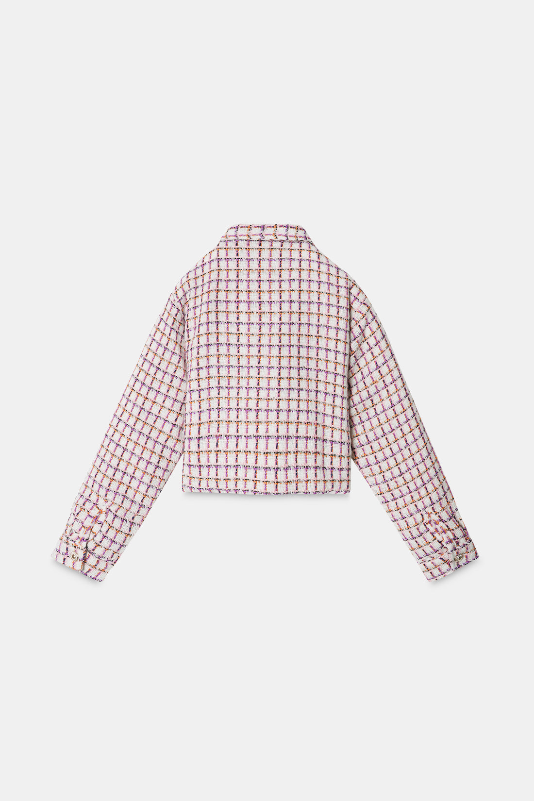 Checkered Tweed Jacket