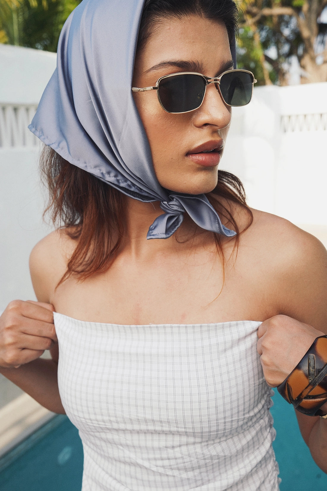 Checkered Bubble Dress