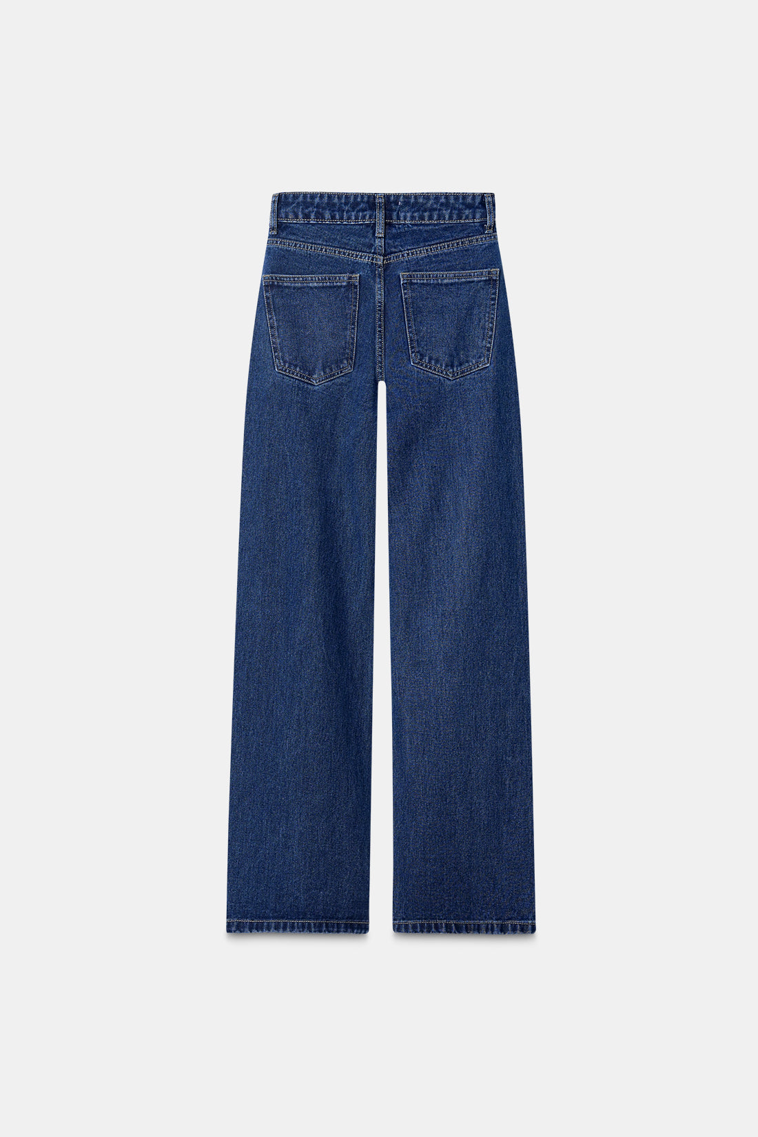 Dark Blue Straight Fit Jeans