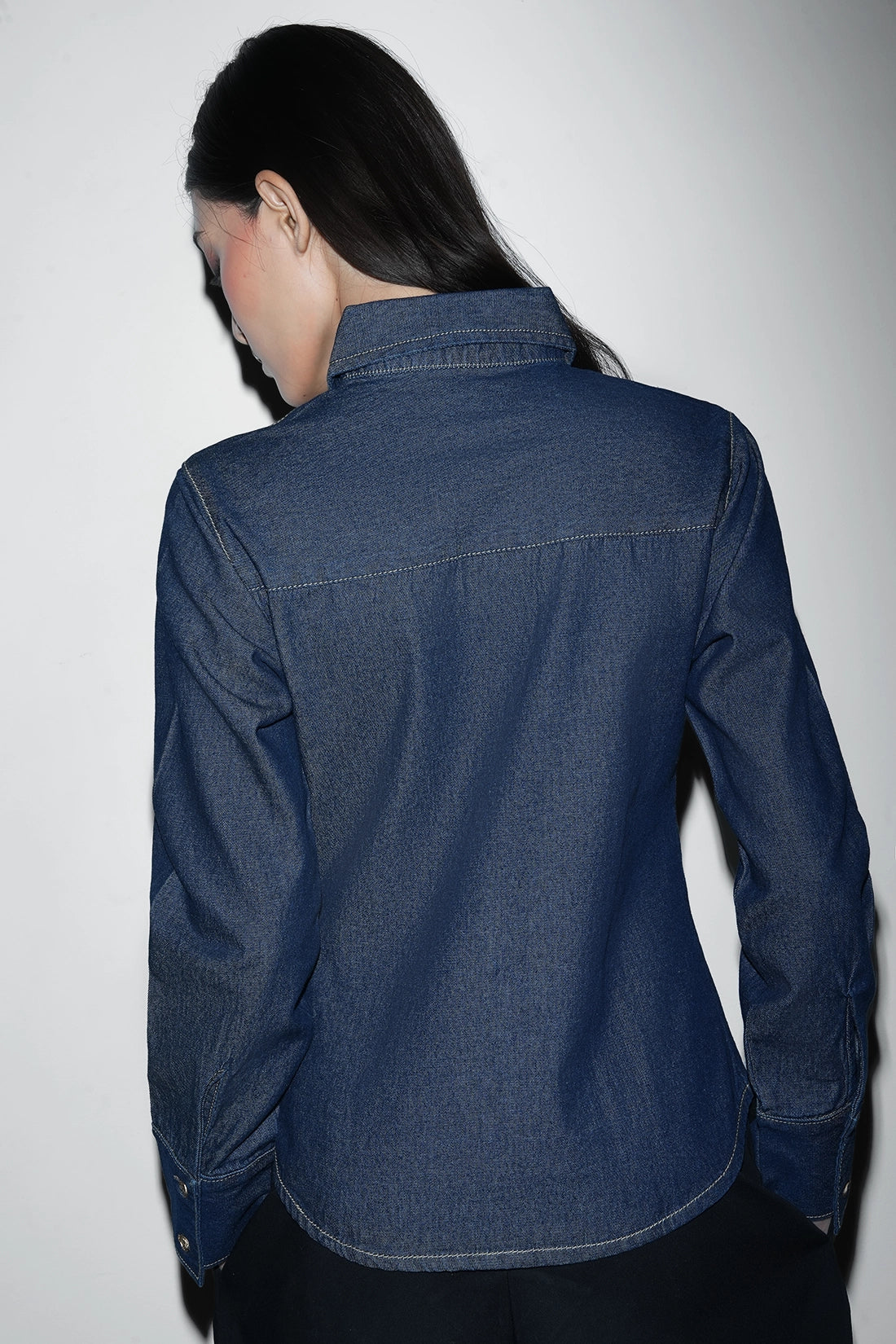 Fitted Denim Shirt