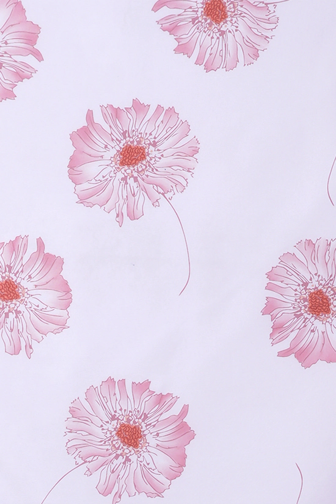 Floral Satin Scarf