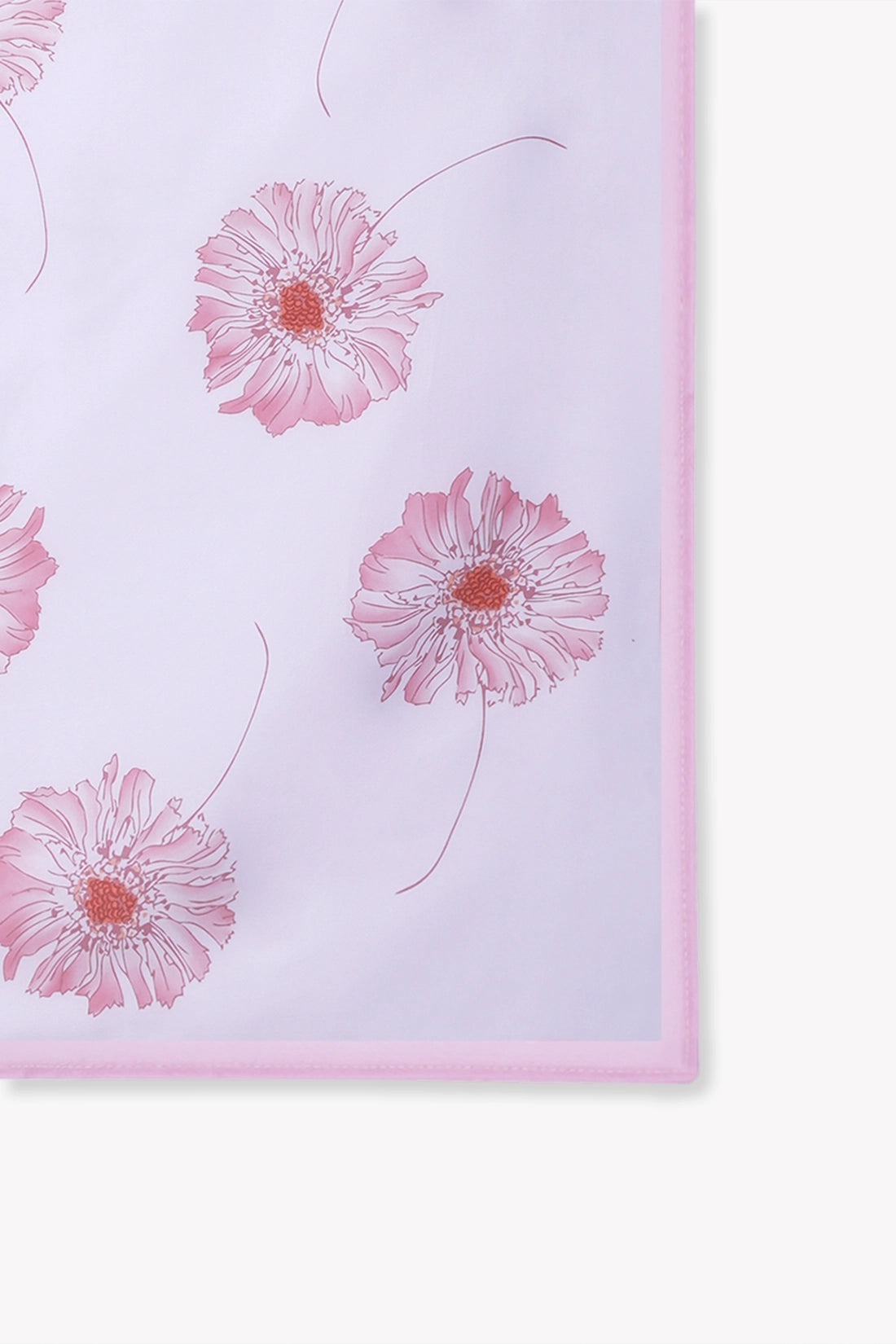 Floral Satin Scarf