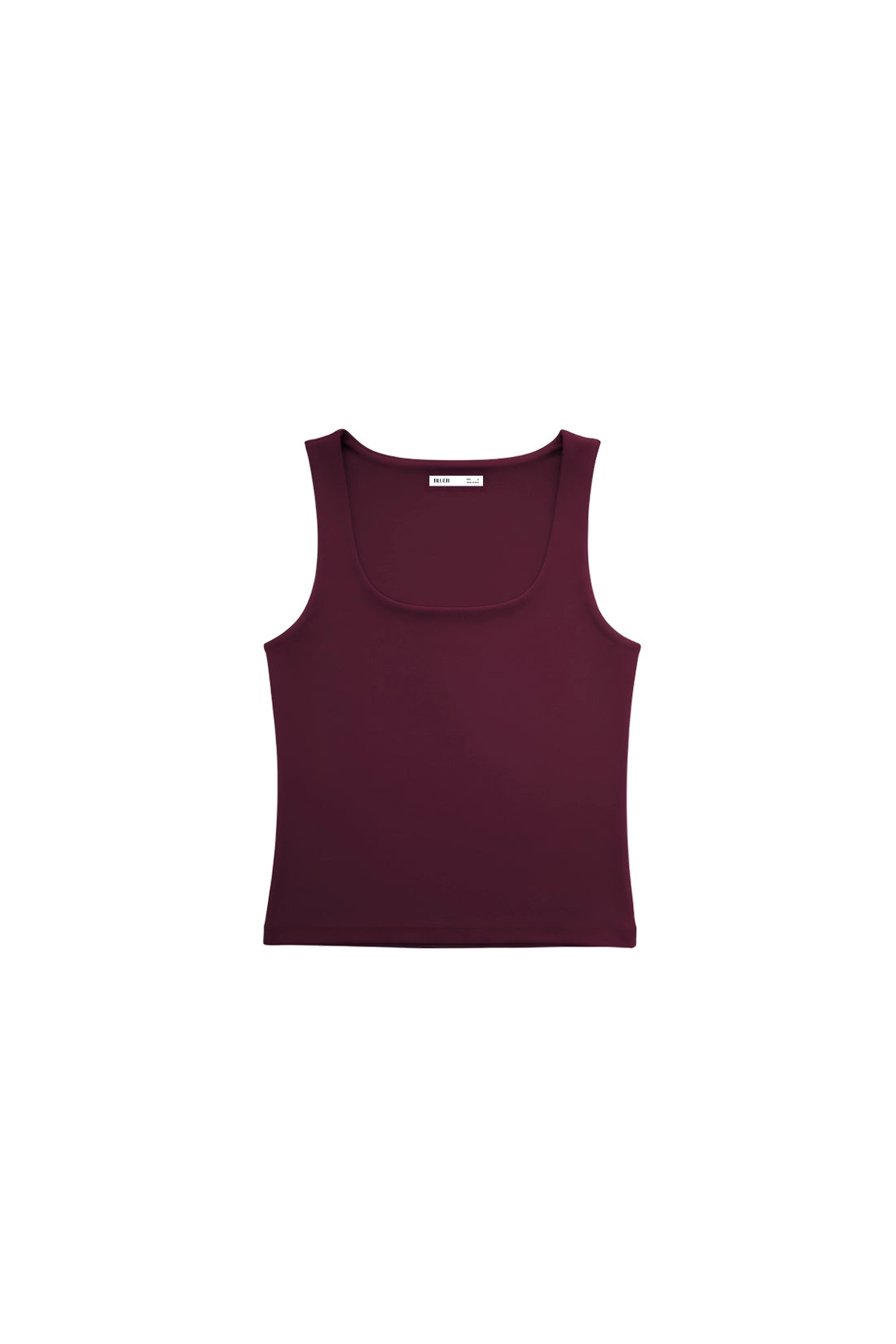 Burgundy Polyamide Tank Top
