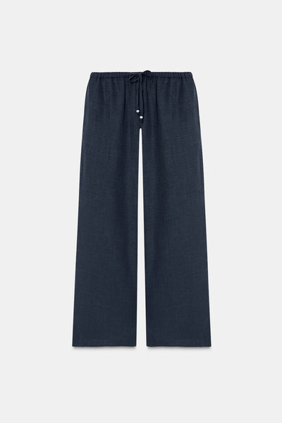 Pull-On Drawstring Trouser- Graphite
