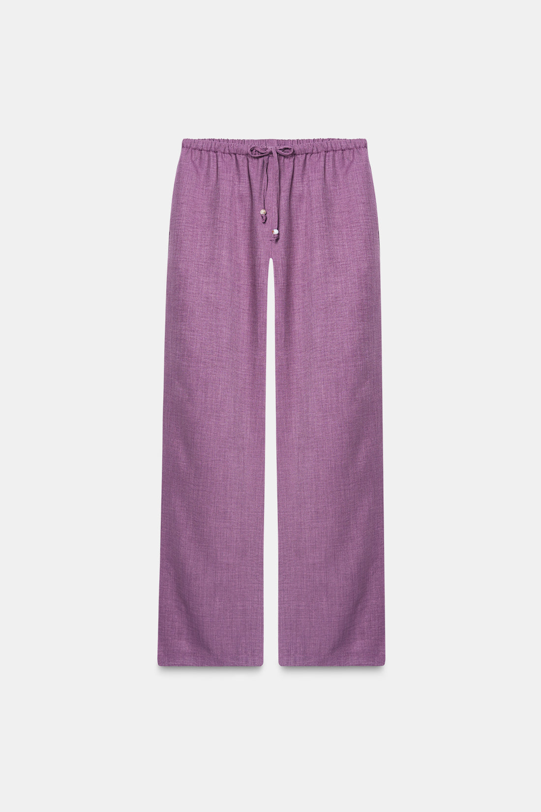 Pull-On Drawstring Trouser- Mauve