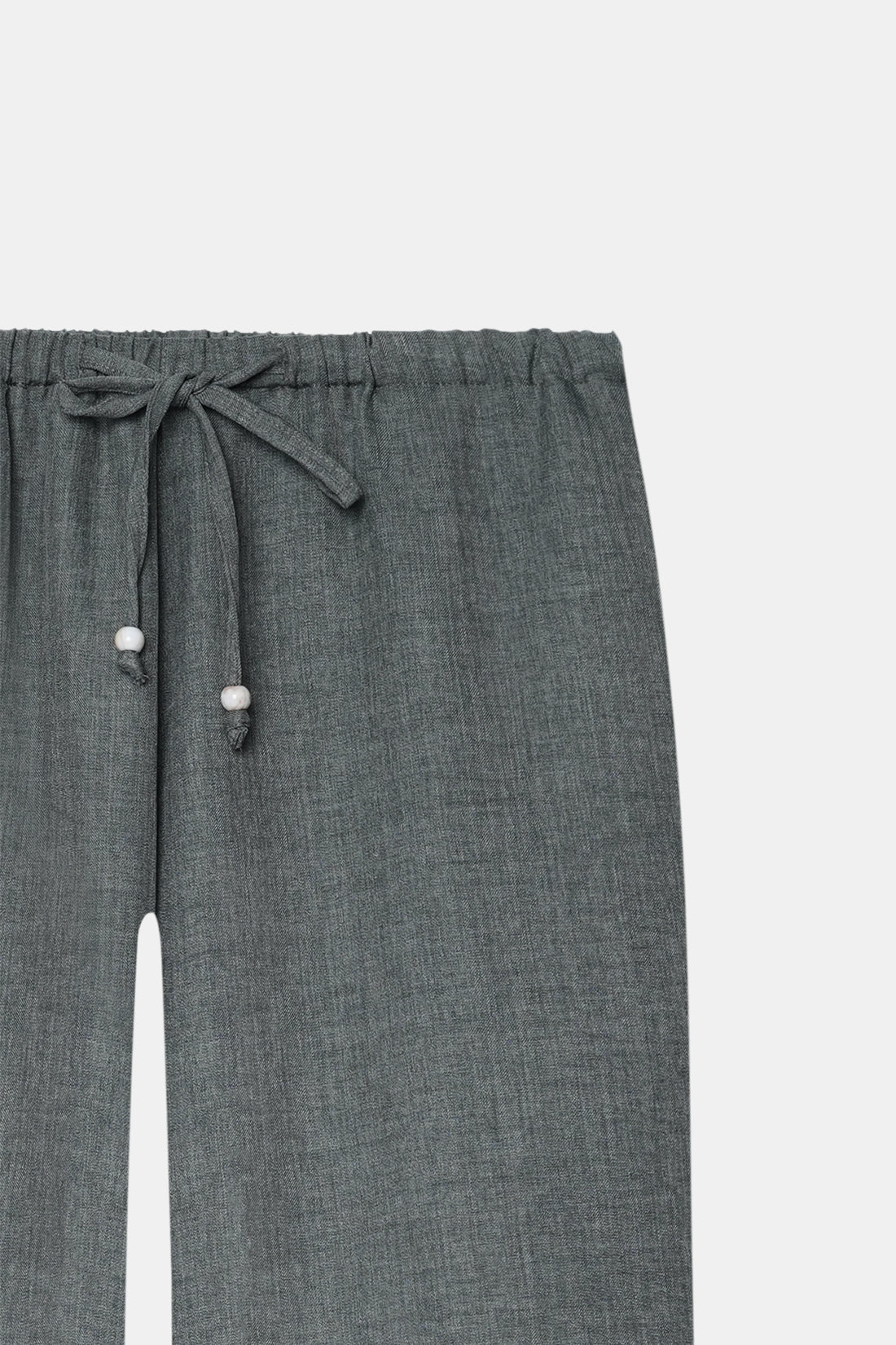 Pull-On Drawstring Trouser- Sage