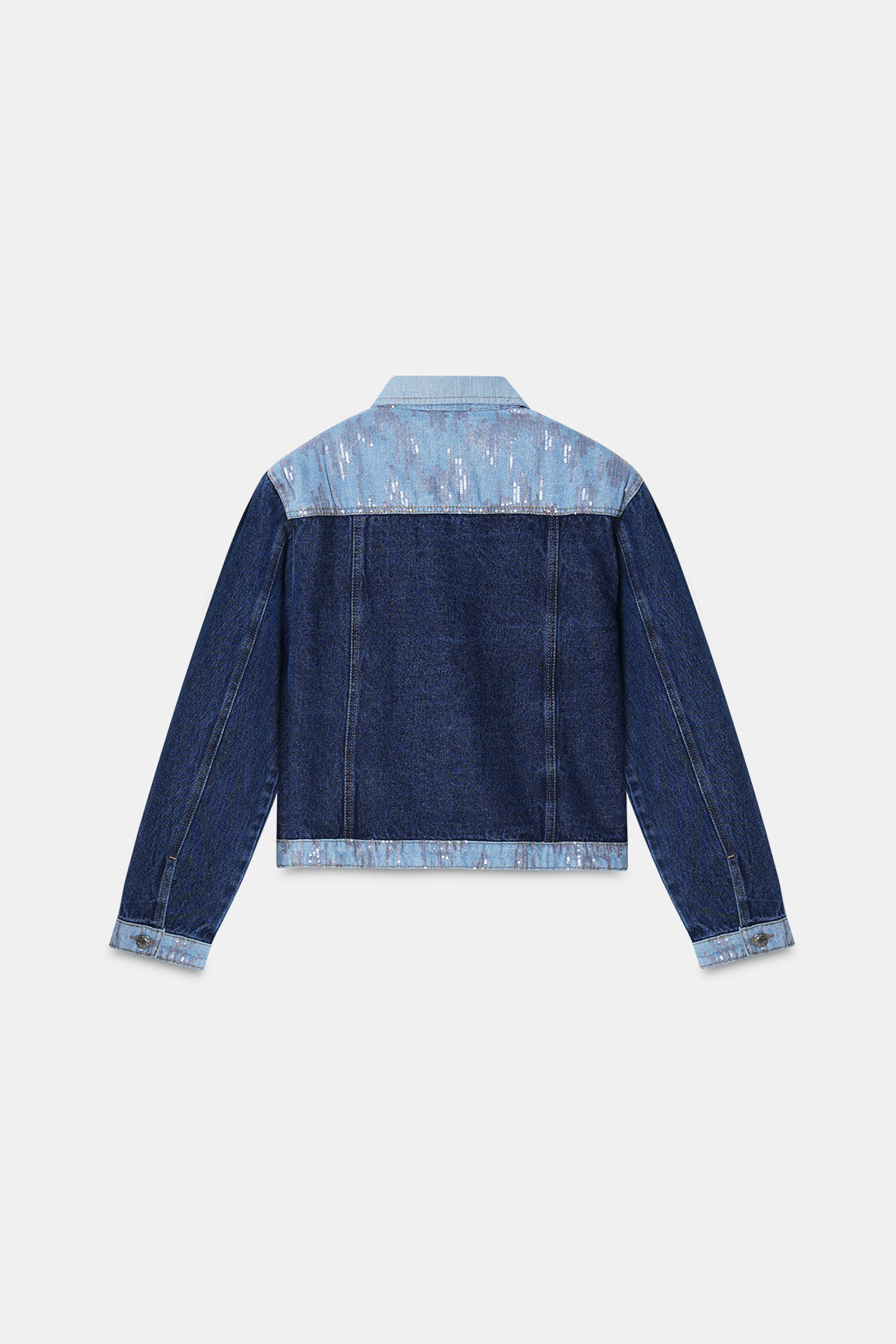 Sequin Patch Denim Jacket