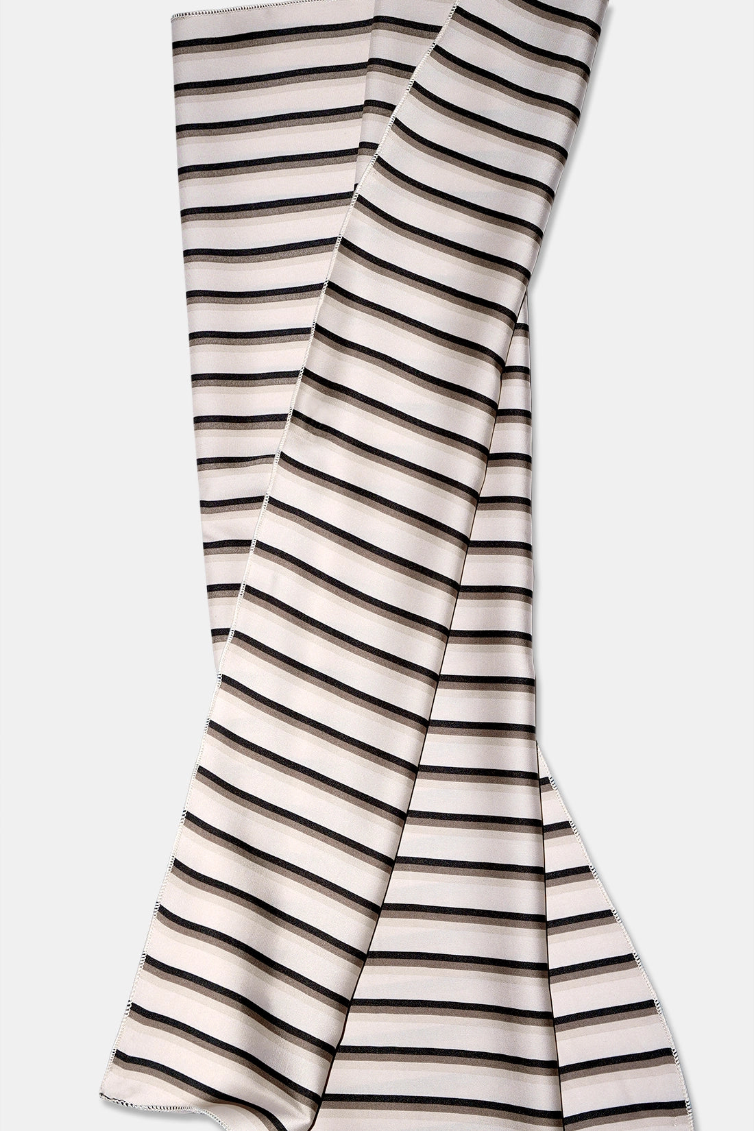 Striped Satin Scarf
