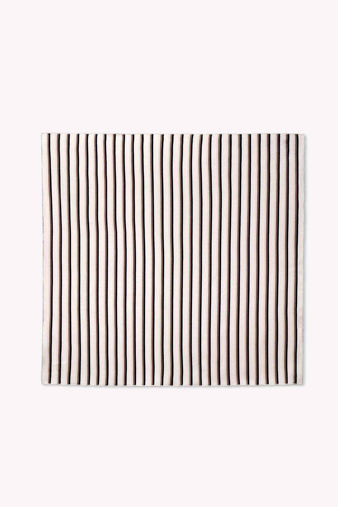 Striped Satin Scarf