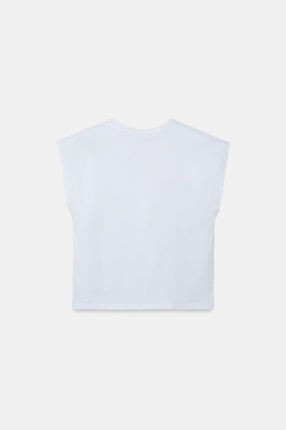 White Basic V-Neck T-Shirt