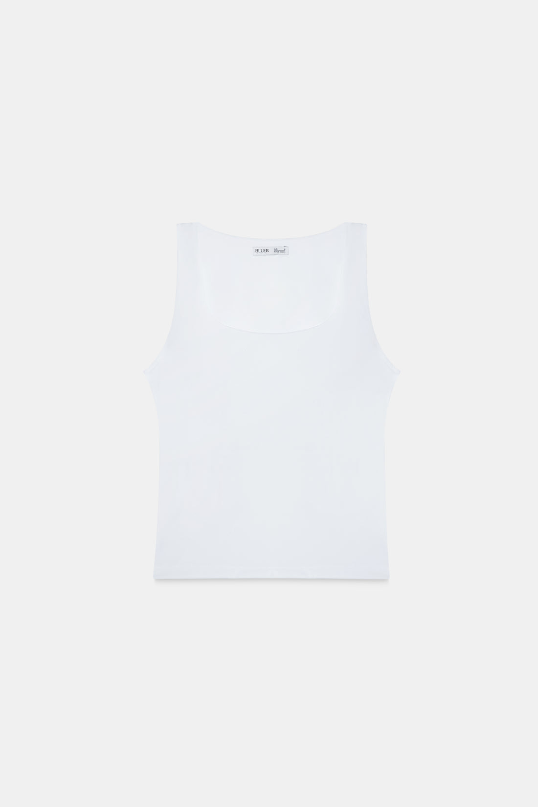White Polyamide Tank Top