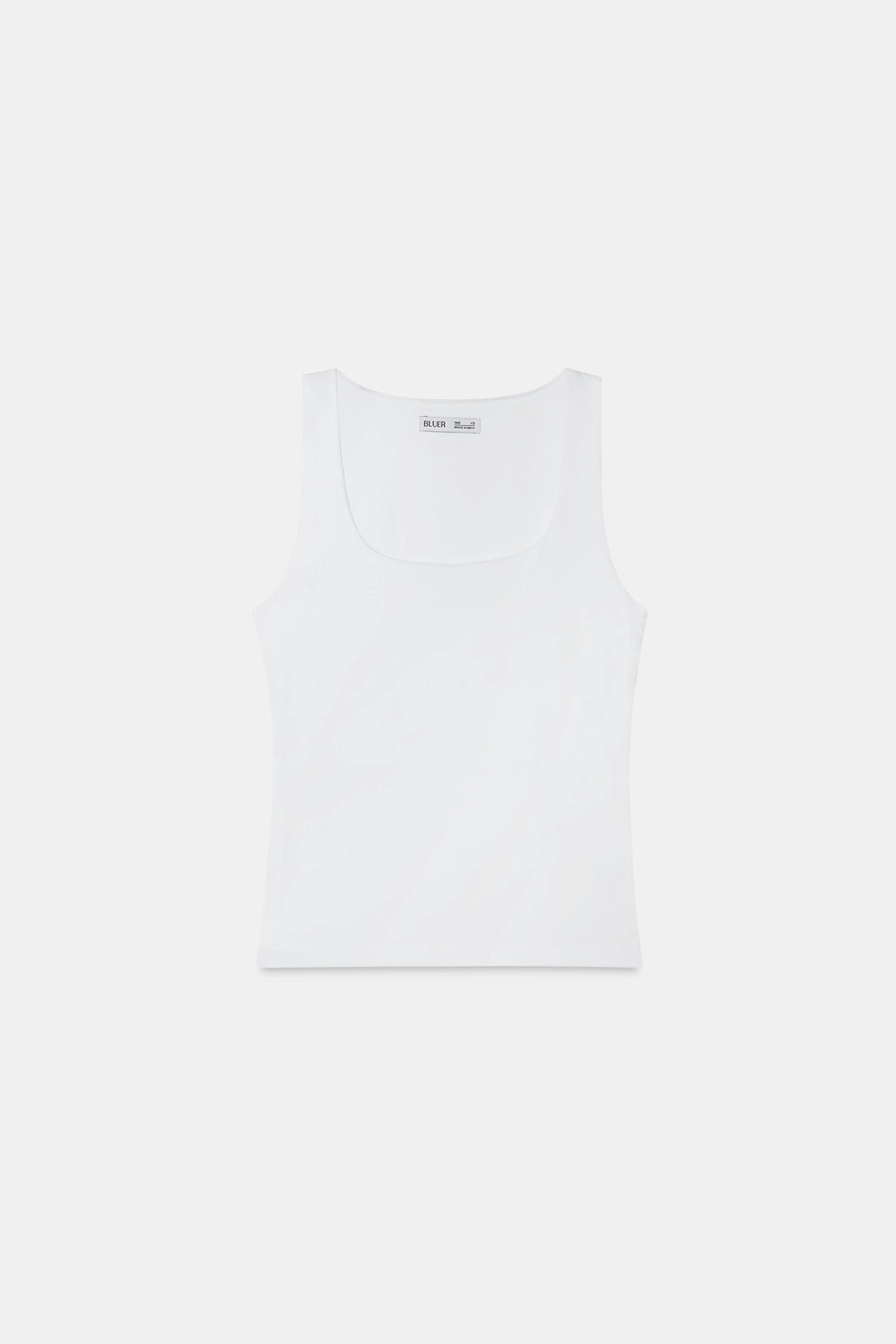White Polyamide Tank Top