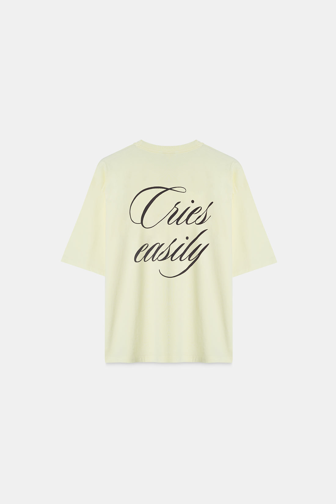 Yellow Graphic Oversized T-Shirt