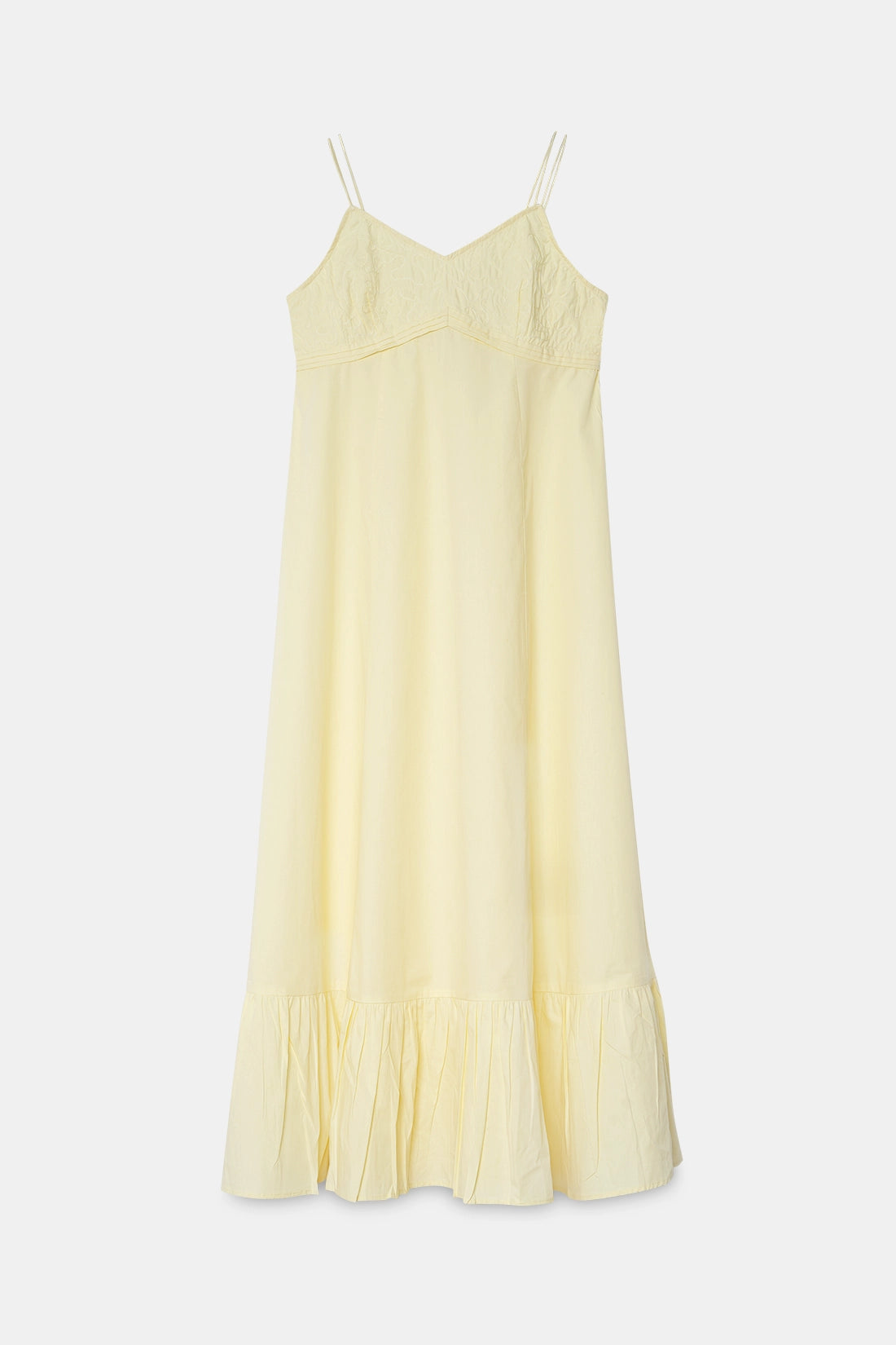 Yellow Panelled Maxi Dress