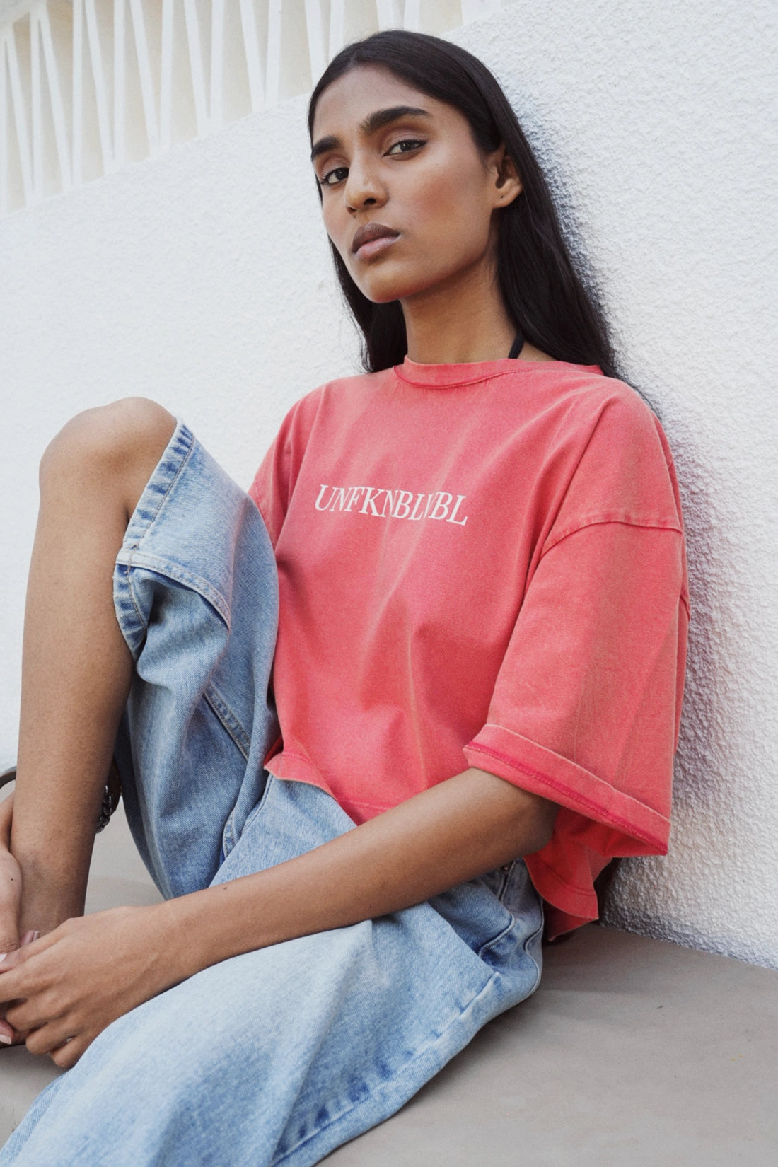 Unfkbelievable Oversized Cropped T-Shirt