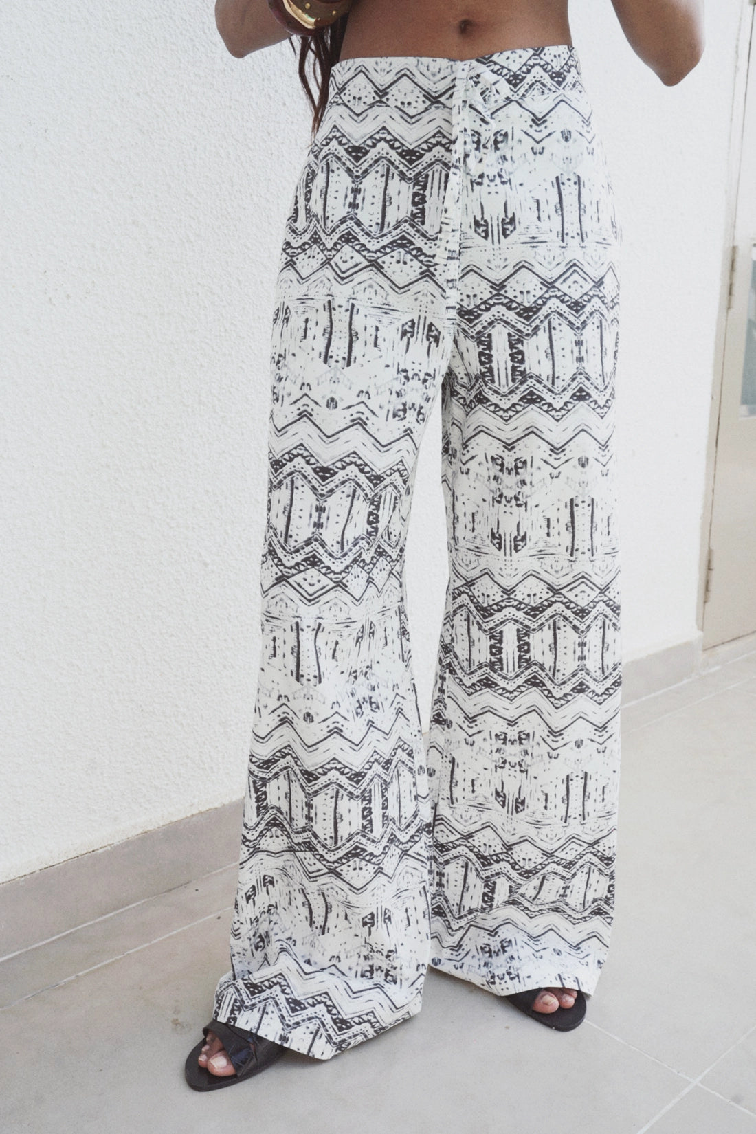 Black Printed Cotton Co-ord Set