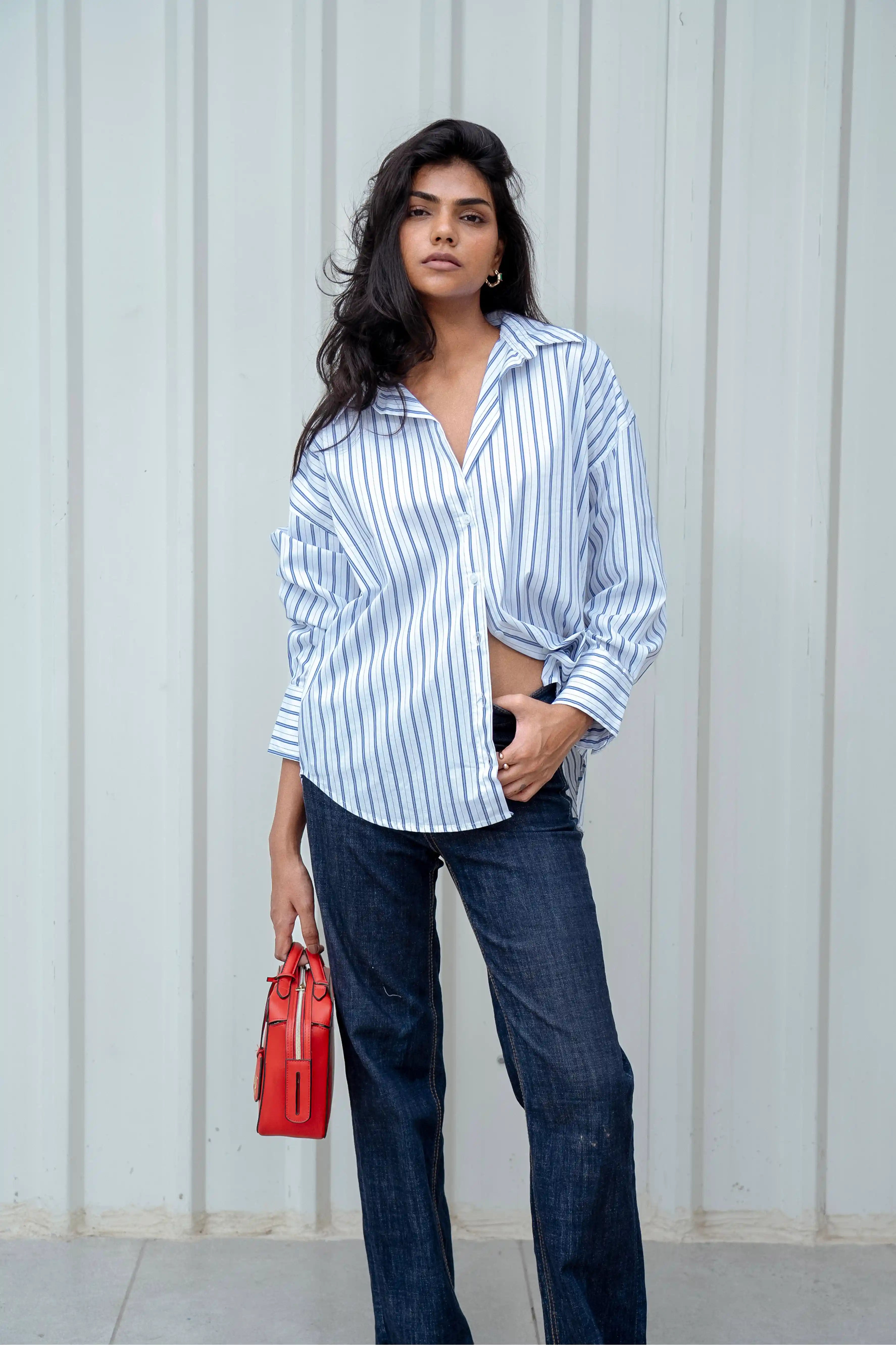 Striped Cotton Shirt VI