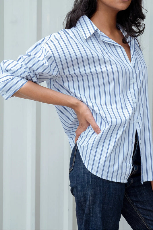 Striped Cotton Shirt VI