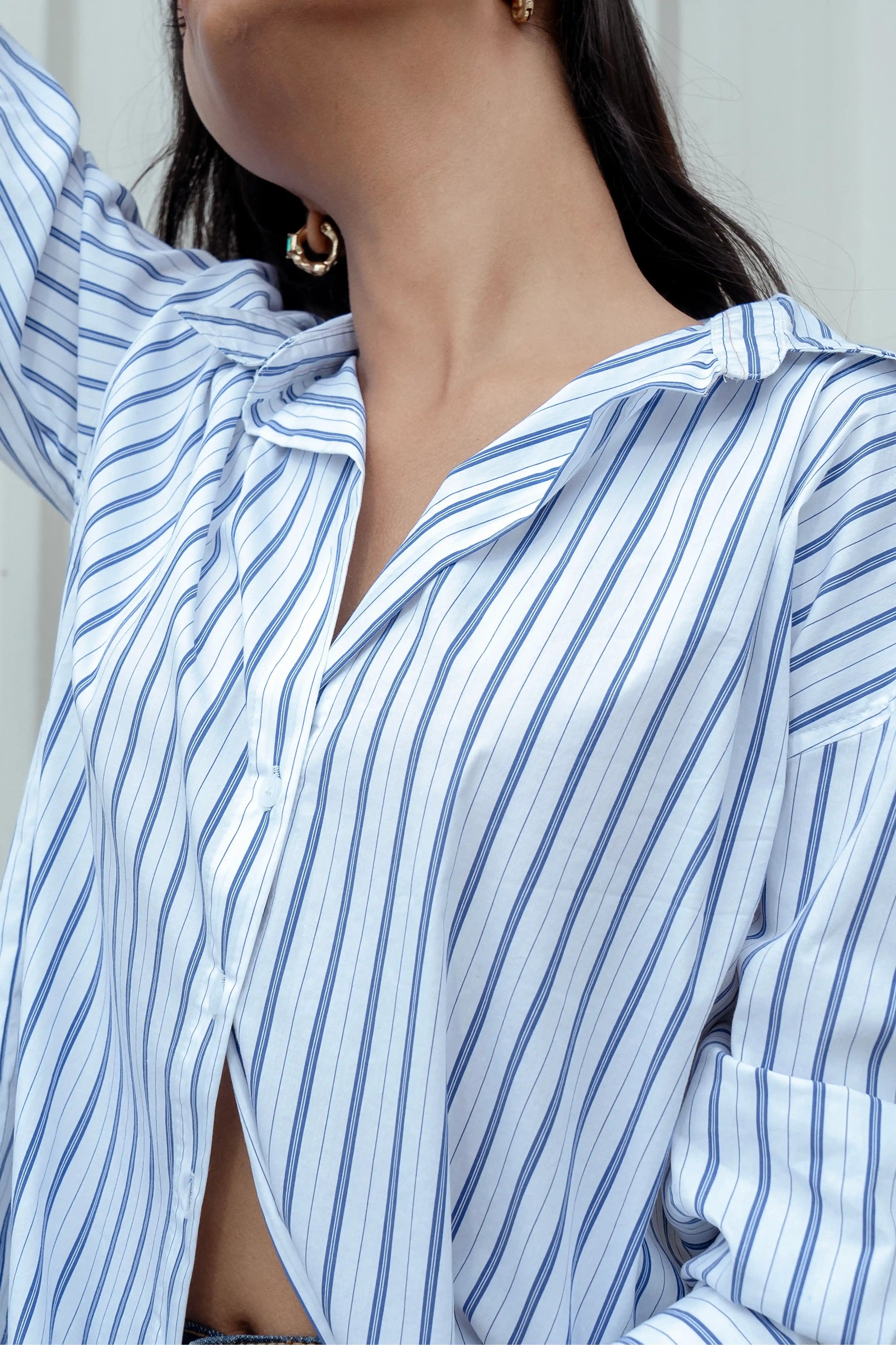 Striped Cotton Shirt VI