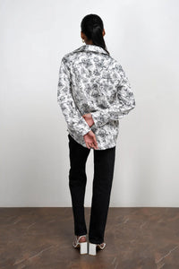 Printed Satin Shirt