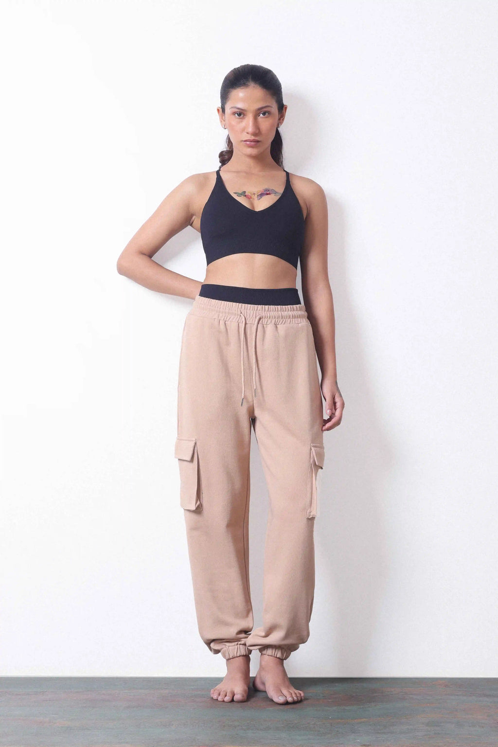 Casual Days Jogger Jumpsuit in Beige main image 1