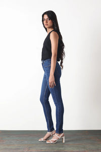 Dark Blue Skinny Fit Jeans