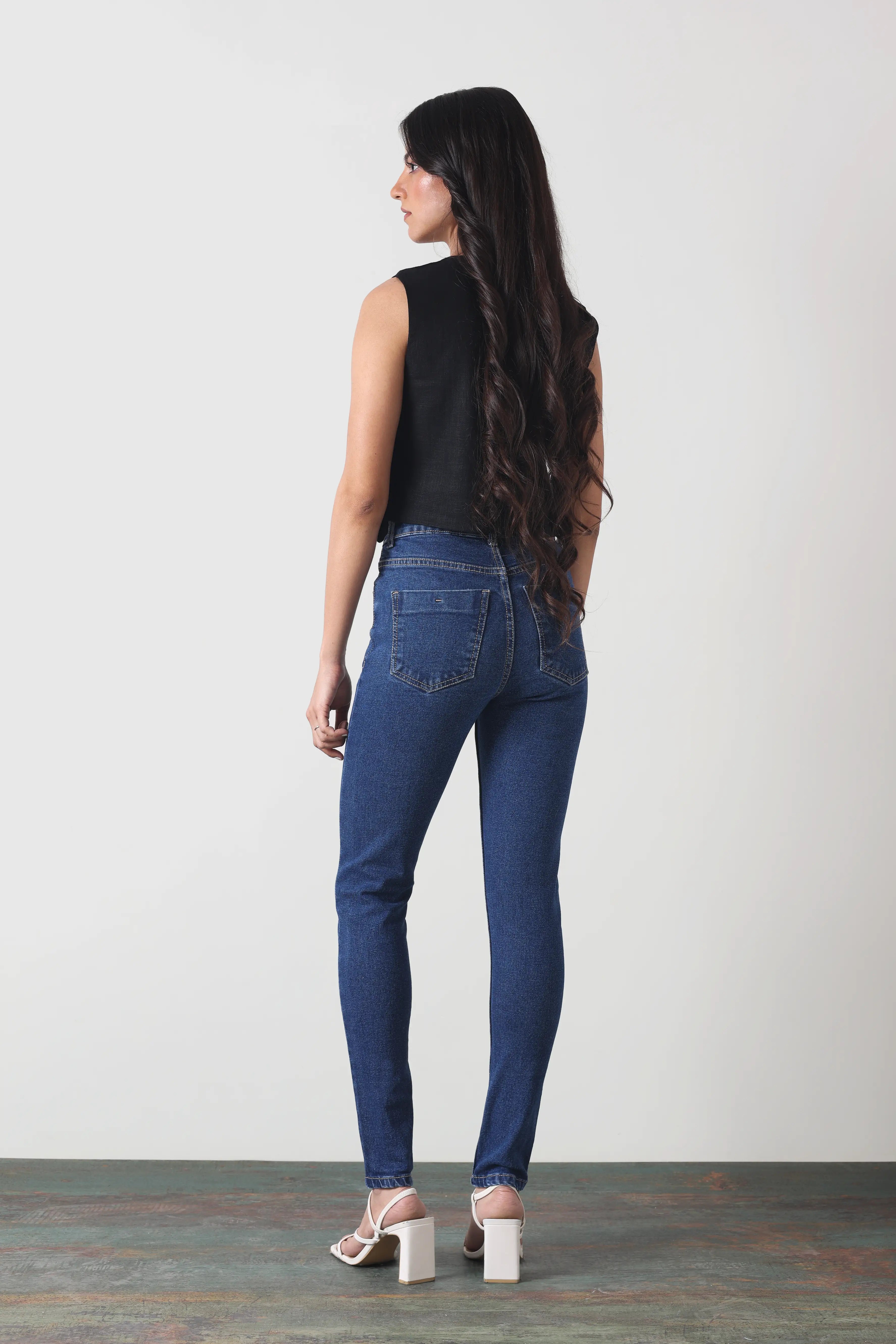 Dark Blue Skinny Fit Jeans