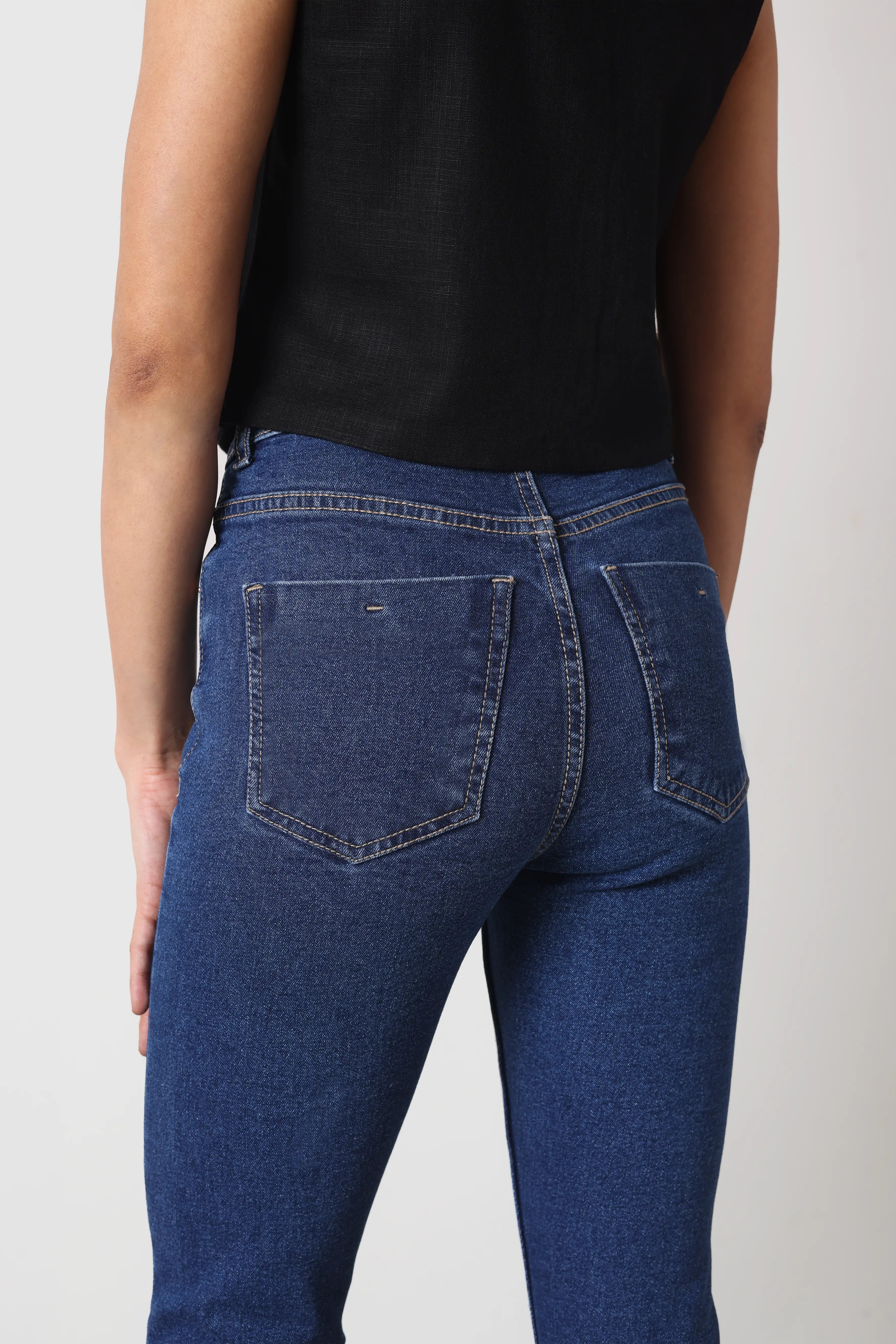 Dark Blue Skinny Fit Jeans