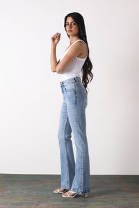 Light Blue Flare Jeans