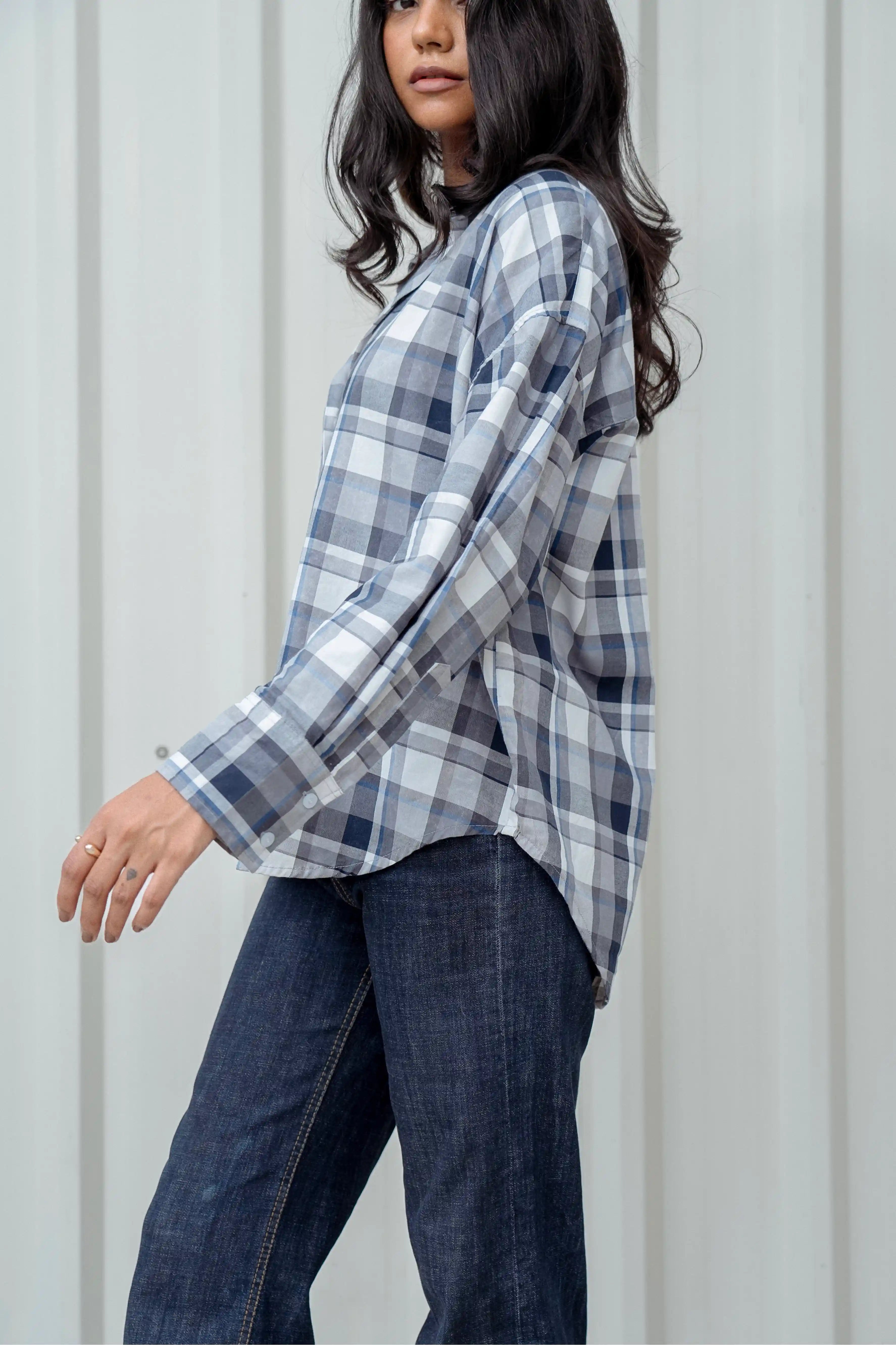 Checked Cotton Shirt I