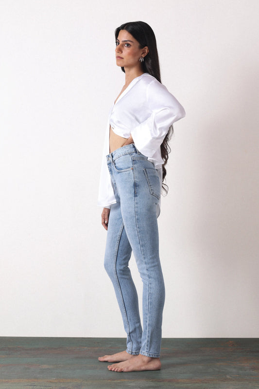 Light Blue Skinny Fit Jeans