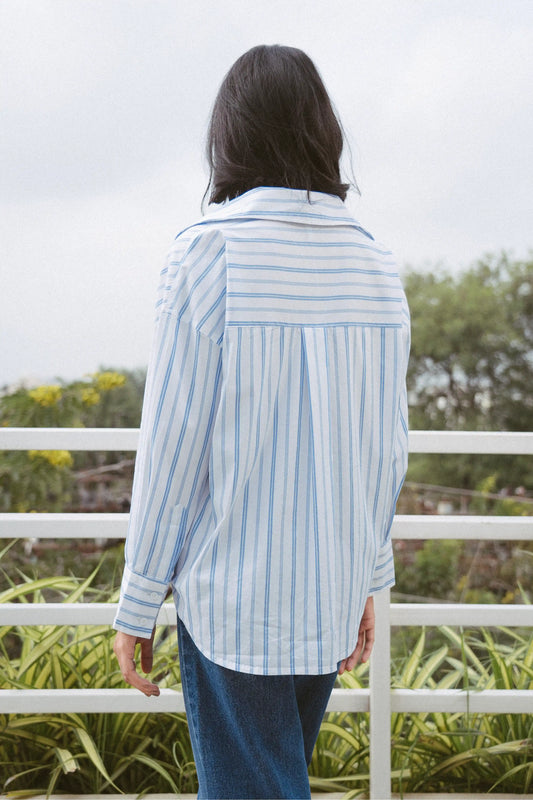 Striped Cotton Shirt V