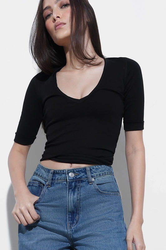 BLR6 Wide Leg High-Rise Jeans