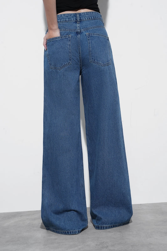 BLR6 Wide Leg High-Rise Jeans