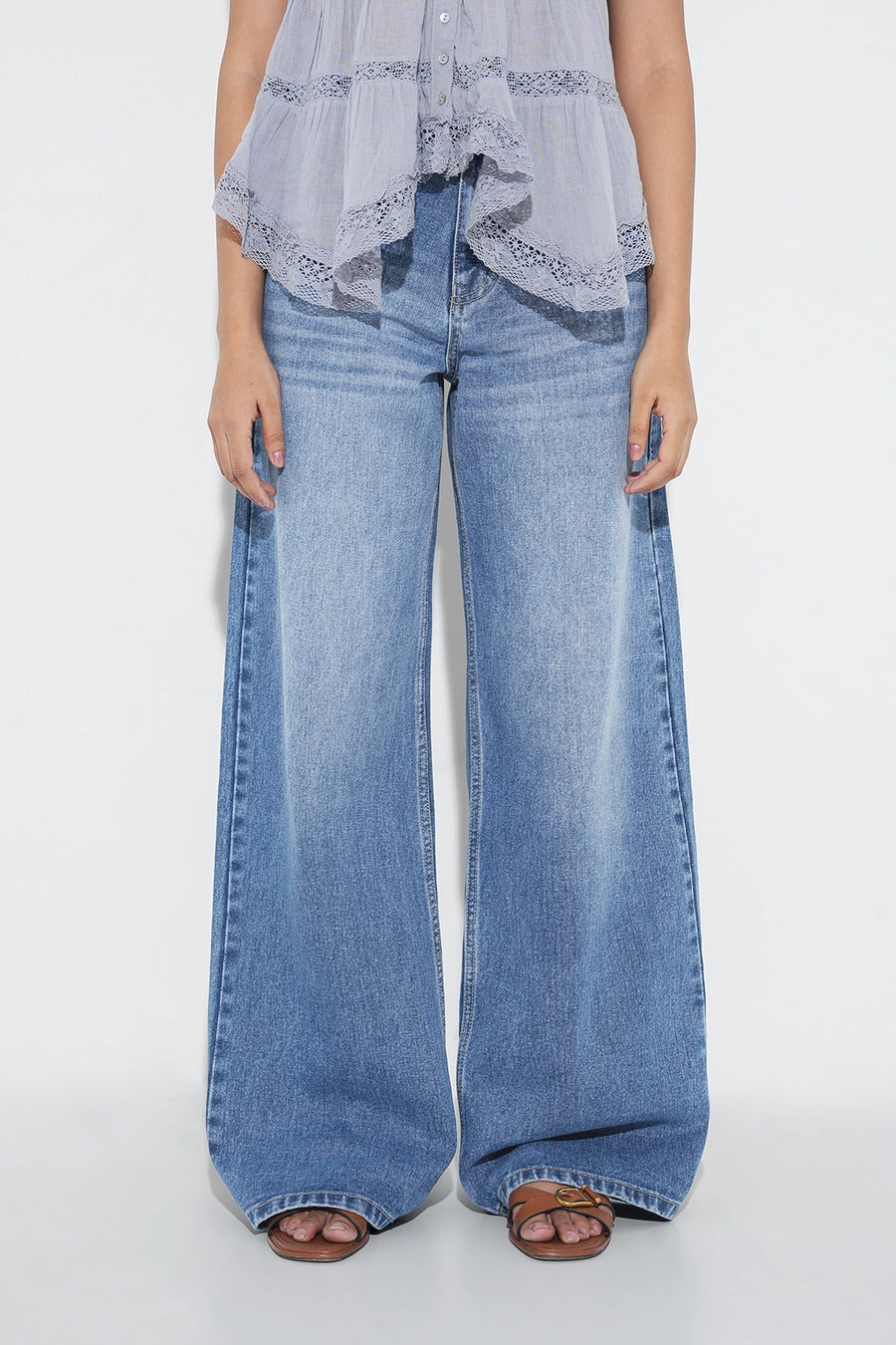 BLR10 High-Rise Straight Jeans