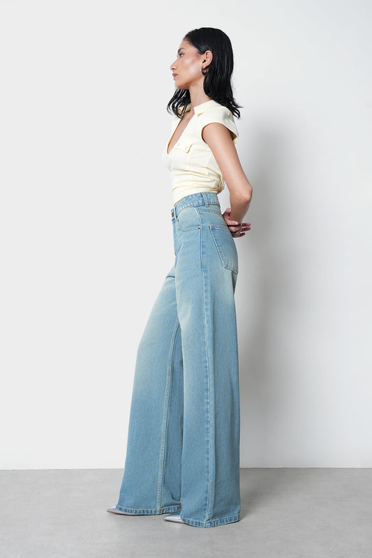 BLR11 High-Rise Straight Jeans