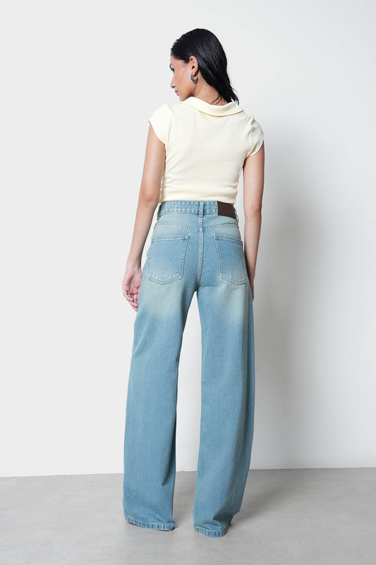 BLR11 High-Rise Straight Jeans