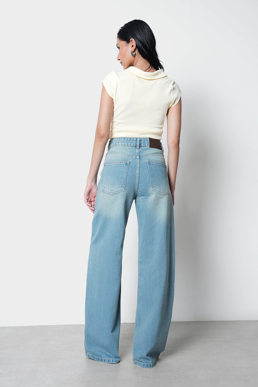 BLR11 High-Rise Straight Jeans