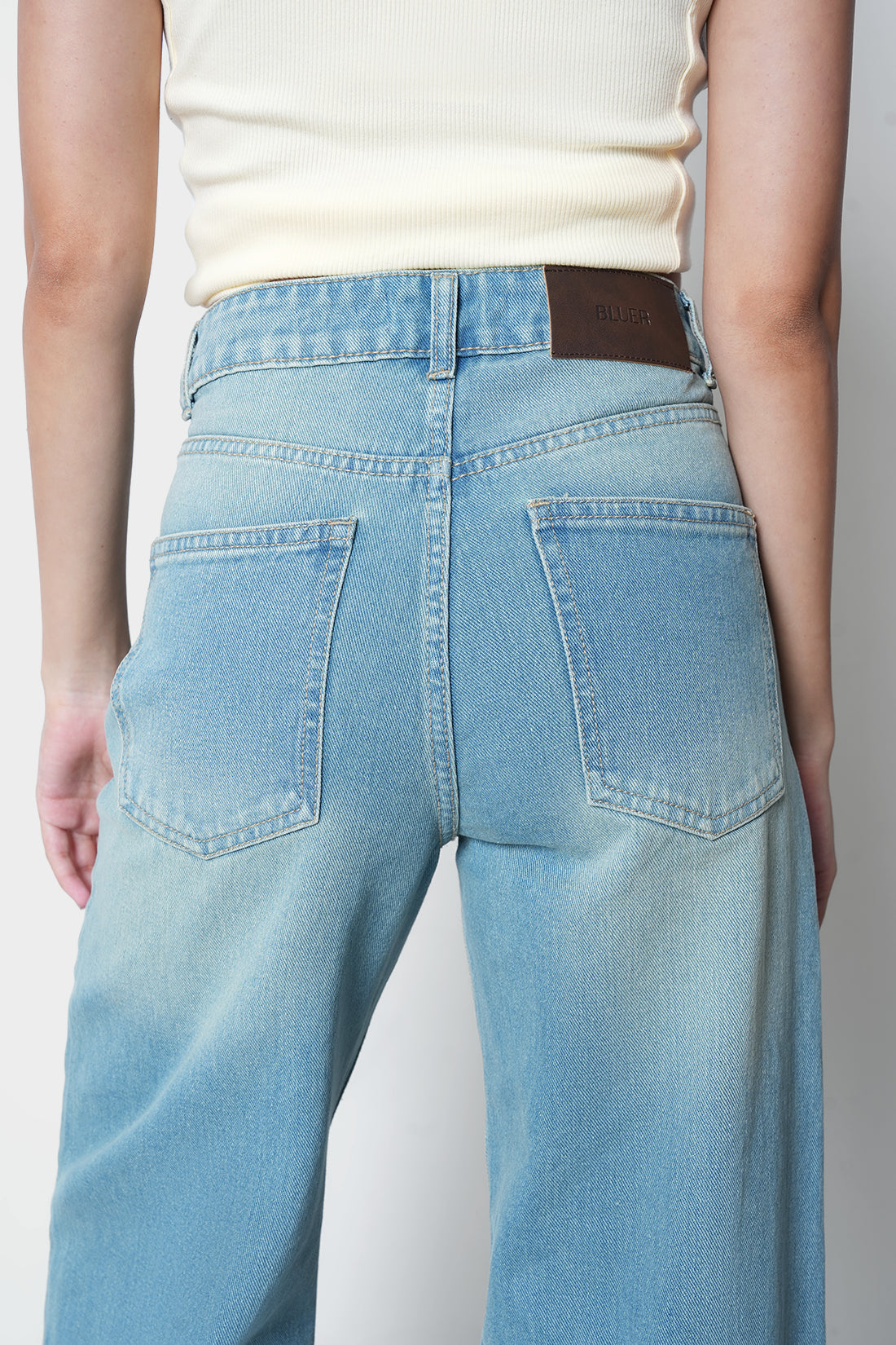 BLR11 High-Rise Straight Jeans