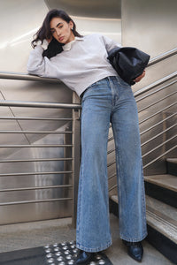 BLR2 High-Rise Straight Jeans