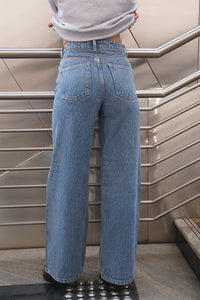 BLR2 High-Rise Straight Jeans