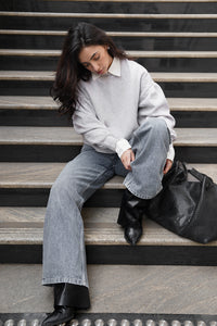 BLR2 High-Rise Straight Jeans