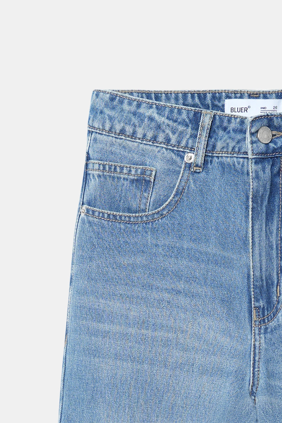 BLR7 Cropped Wide-Leg Jeans